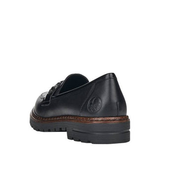 Rieker W Læder Loafers 54862 Sort
