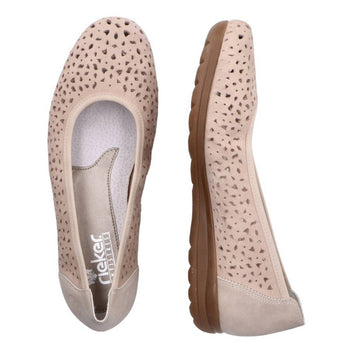 Rieker W Ballerina Beige