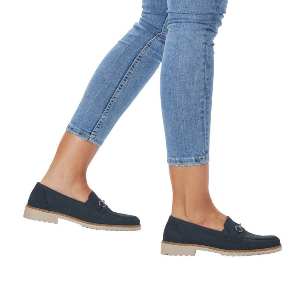 Rieker W Loafer Blå