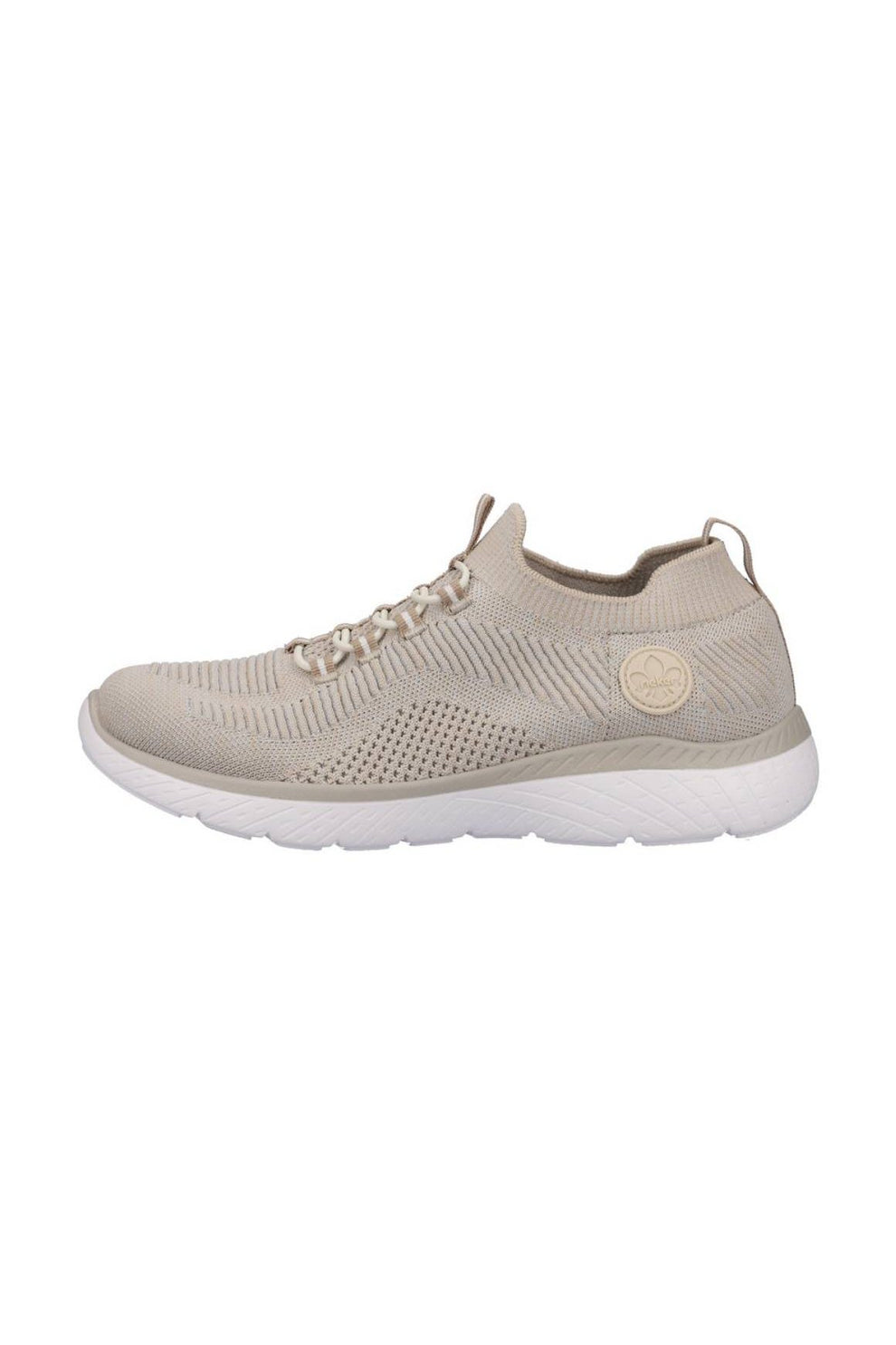 Rieker W Sko med Elastiksnøre Beige