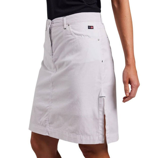 Sebago W Klassisk Midi Skort White