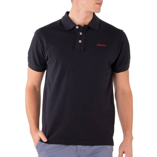 Sebago M Outwashed Logo Polo Navy