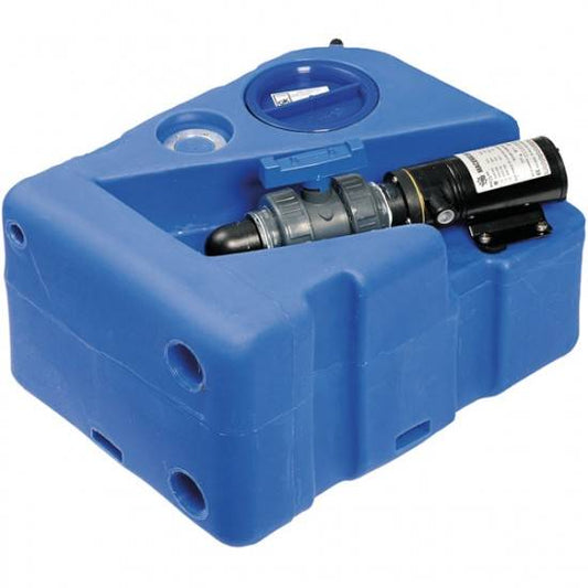 Septiktank med macerator, 40L med 12v - 50x39x30cm