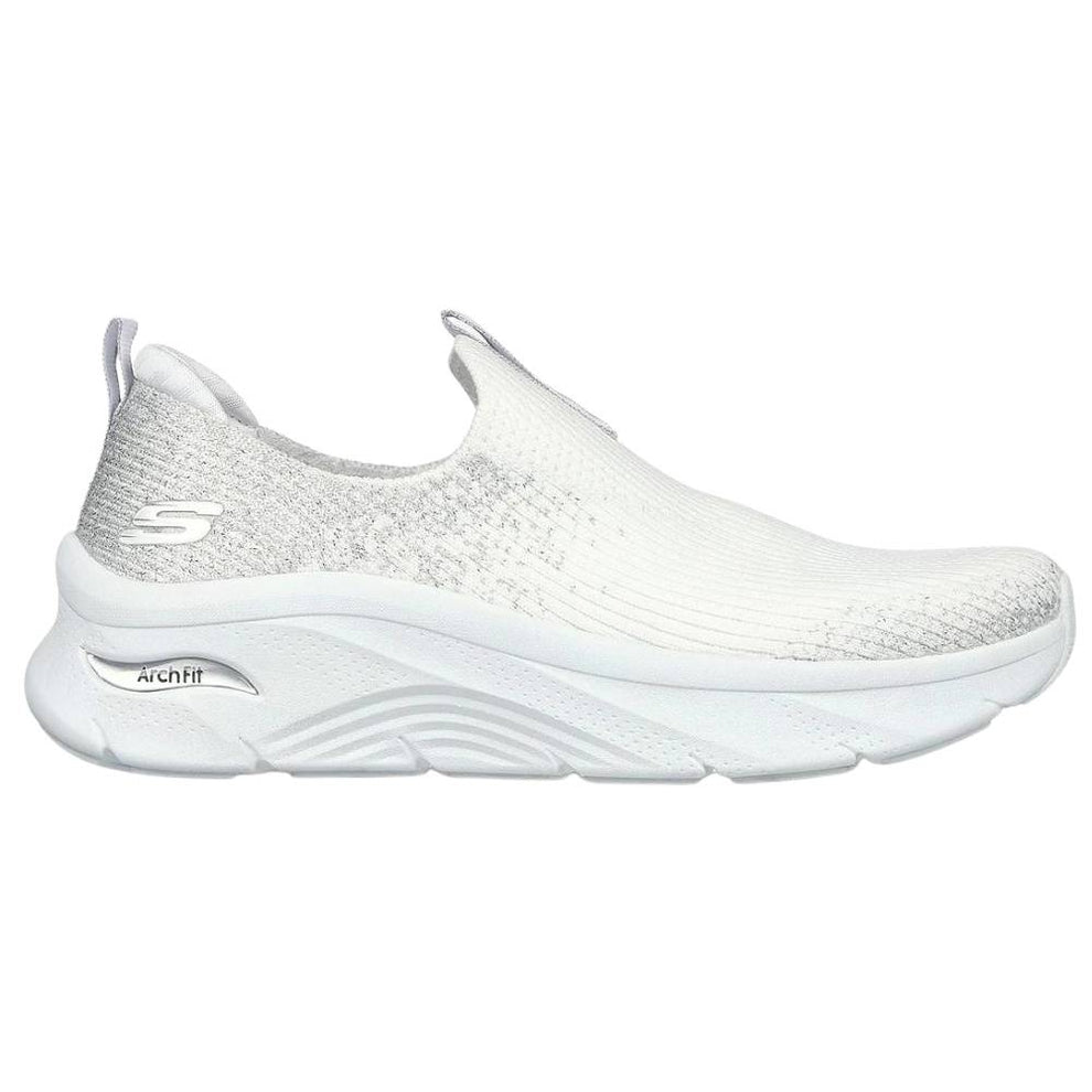 Skechers W Arch Fit D'Lux Sneaker Hvid/Sølv