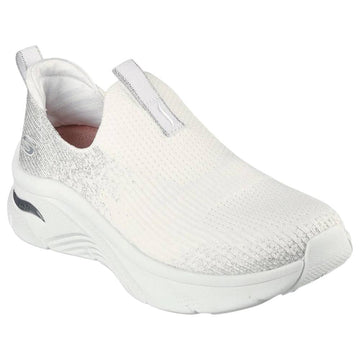 Skechers W Arch Fit D'Lux Sneaker Hvid/Sølv