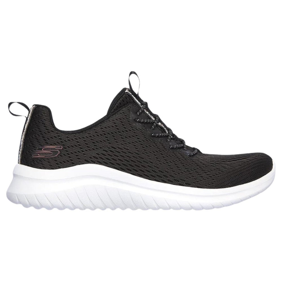 Skechers W Ultra Flex Lite Groove Sneaker Sort