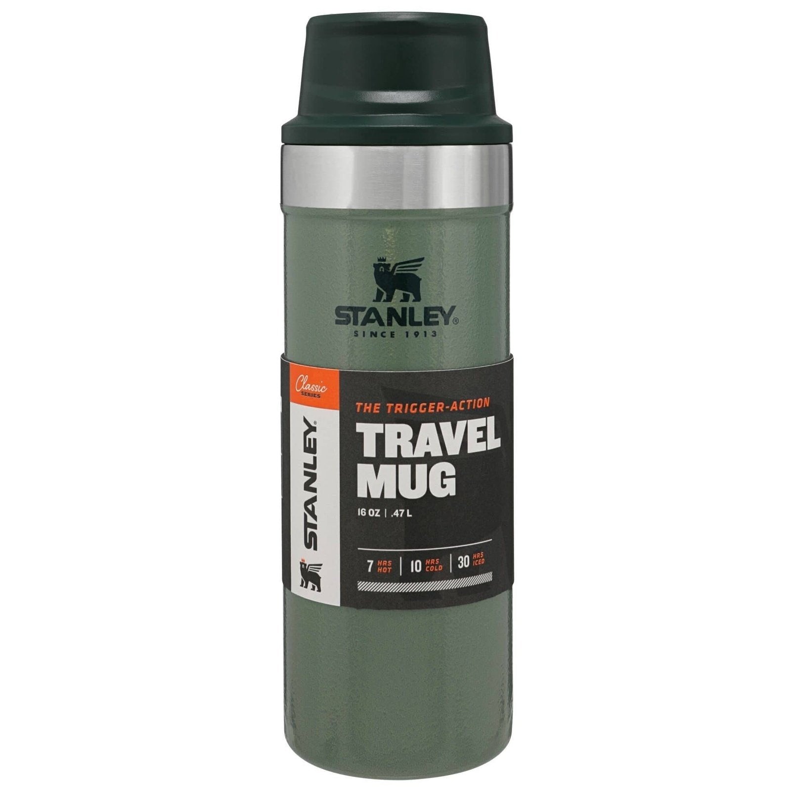 Stanley Trigger-Action Travel Termokop 470 ml Hammertone Green