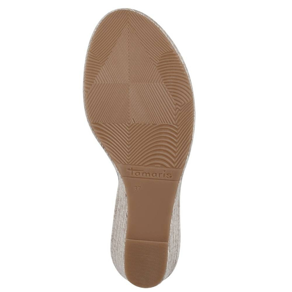 Tamaris W Sandal med Kilehæl og Justerbar Rem Fuxia