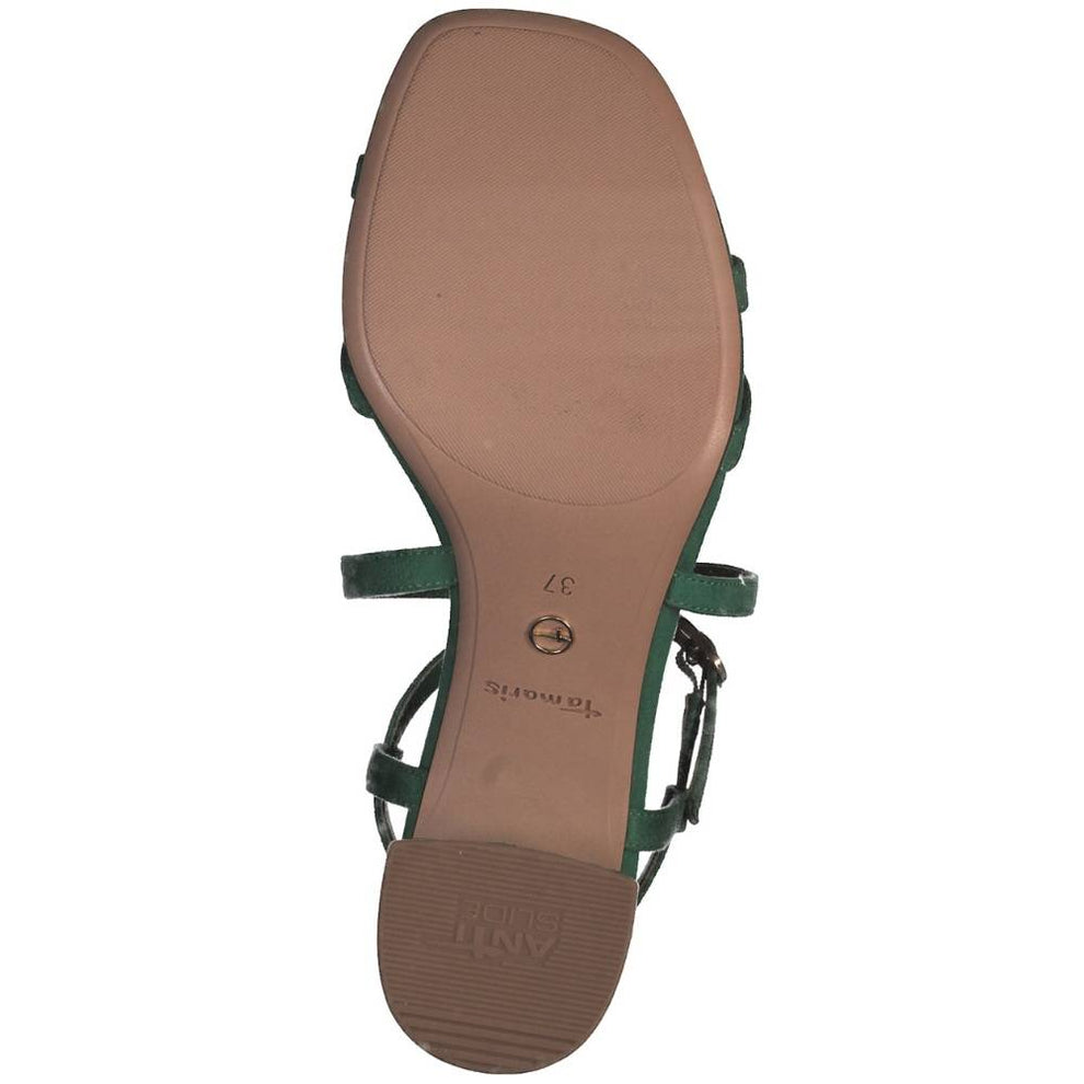Tamaris W Sandal med Krydsremme Green