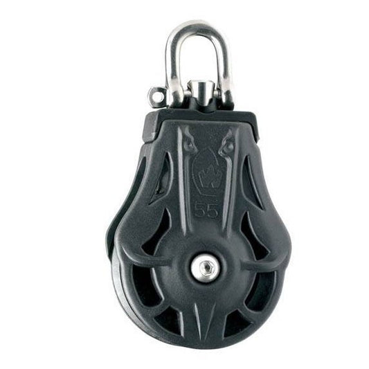 Wichard 45 mm enkeltblok m/svirvel til 10 mm line